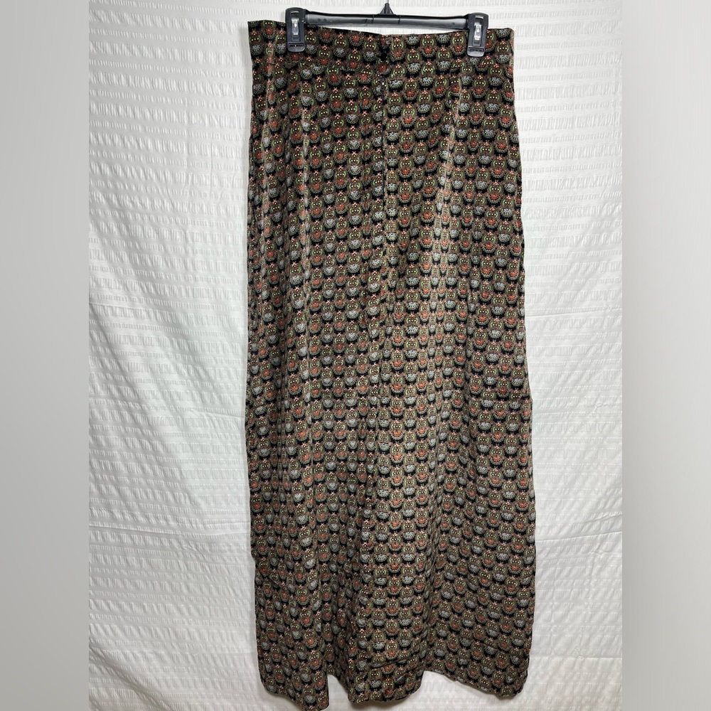 Vintage Paisley Maxi Skirt Vintage Size 18 Modern size 12 - Picture 2 of 6